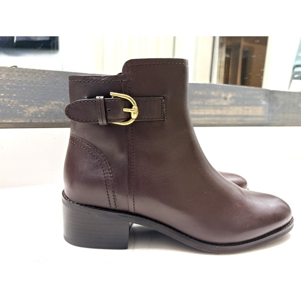 Cole Haan Leather Hanover Buckle Bootie Women's Boot Size 9.5